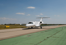 Textron Aviation Cessna Citation CJ4 Gen3 flight test article on runway
