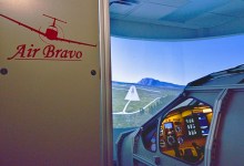 Air Bravo install of one-G Simulaton Swiss 12 AATD [Credit: one-G Simulation]