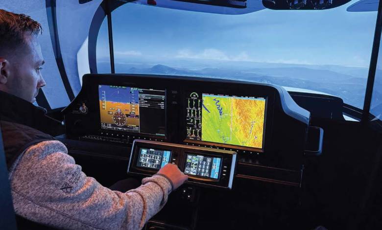 Cirrus has developed 24 simulator scenarios that put pilots’ real-world aeronautical decision-making skills to the test. [Credit: Sean Siff]