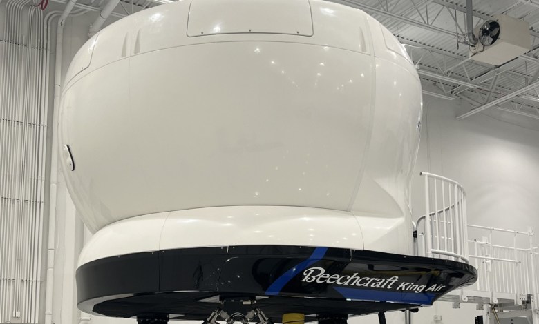 FlyRight Beechcraft King Air C90A full flight simulator