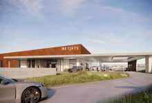 NetJets Dallas Love Field planned private terminal rendering
