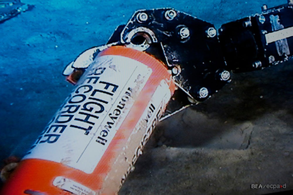 AF 447 Flight Data Recorder Recovered