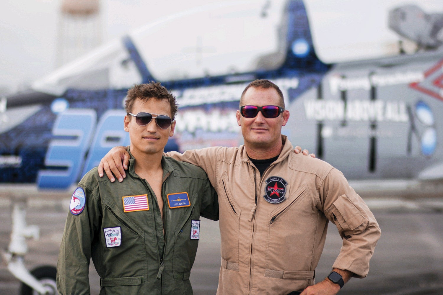 two men in flight suits