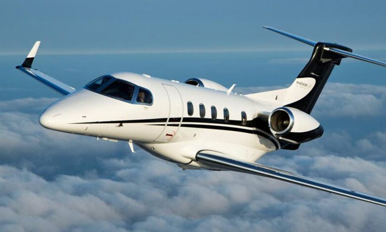 An Embraer Phenom.