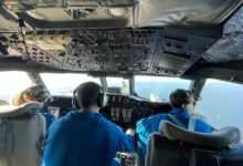 Flight Deck of an NOAA WP-3D