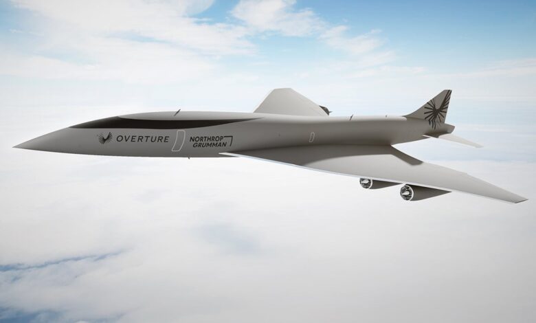 Artist rendering of Boom Supersonic Military Variant