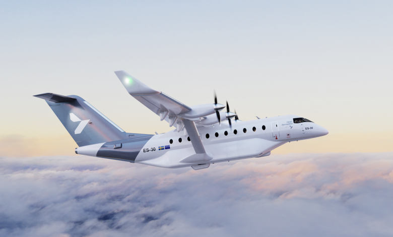 Heart electric airplane