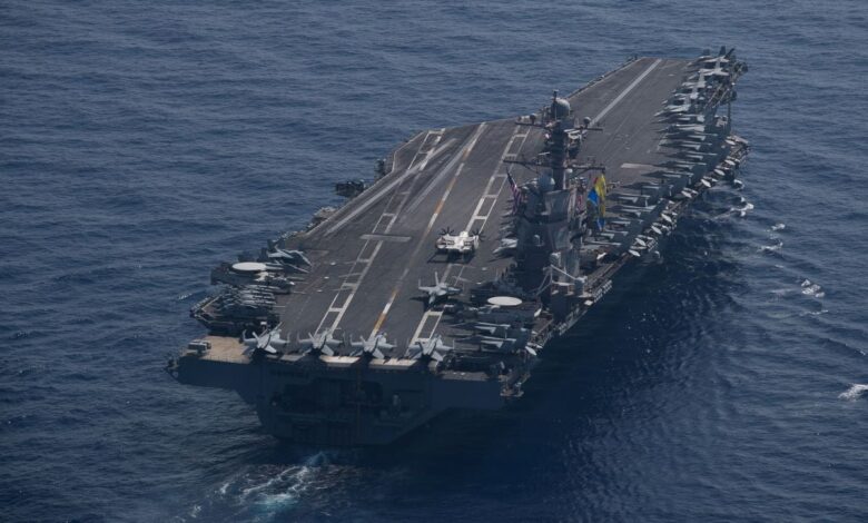 The world's largest aircraft carrier, USS Gerald R. Ford