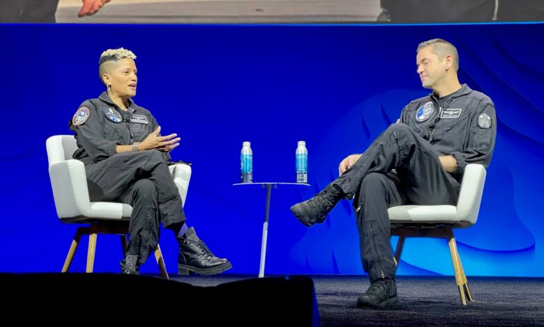 Jared Isaacman Sian Proctor NBAA23