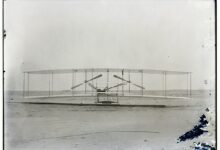 The original 1903 Wright Flyer [Credit: Library of Congress]