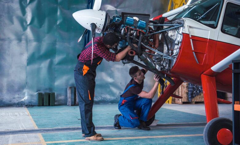 Instead of formal education, A&P mechanics must complete a training program on how to be a mechanic or finish a certain amount of practical on-the-job training. [Credit: Adobe Stock]