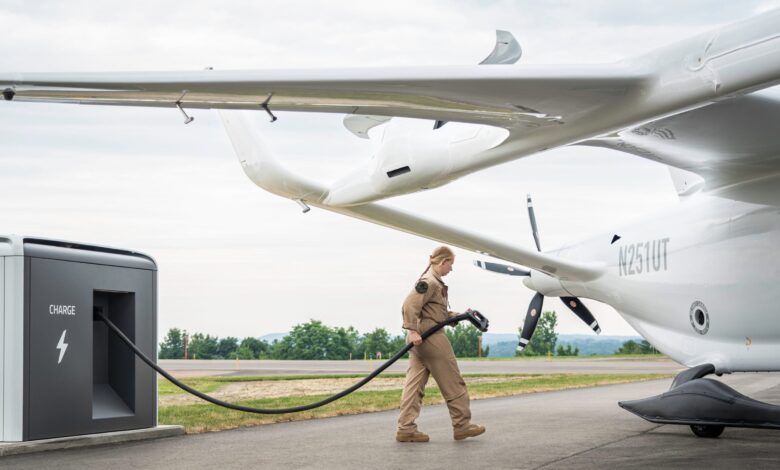 Beta Technologies electric aircraft charging