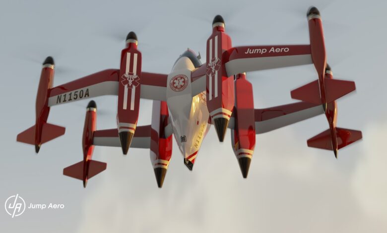 Jump Aero Pulse eVTOL for first responders