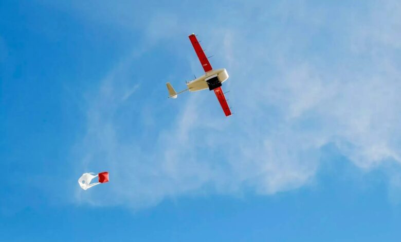 Zipline medical emergency drone delivery