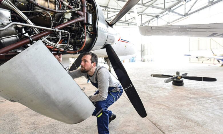 Mechanics can find jobs away from the airlines in the same way that pilots can.