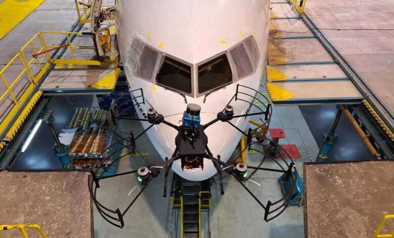 NASA autonomous drone aircraft inspection