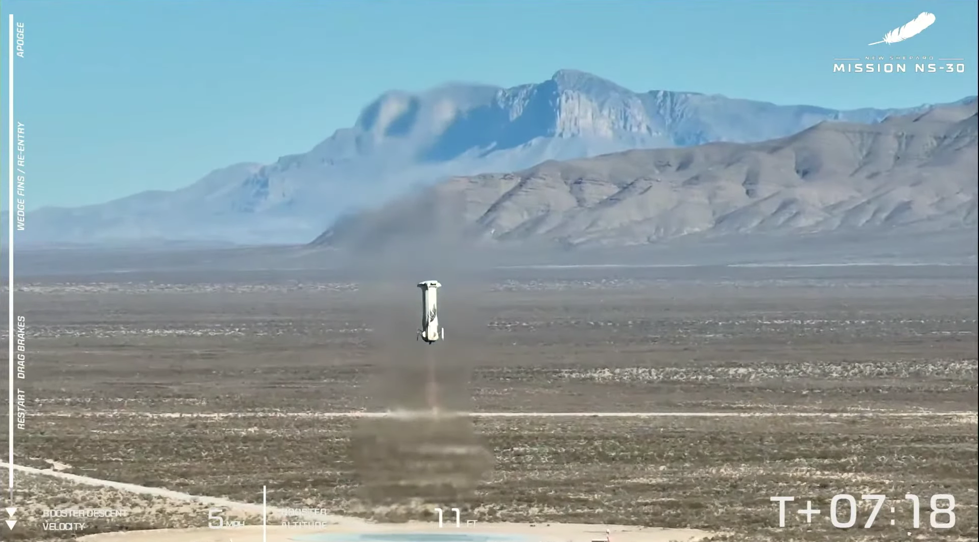Blue Origin New Shepard rocket