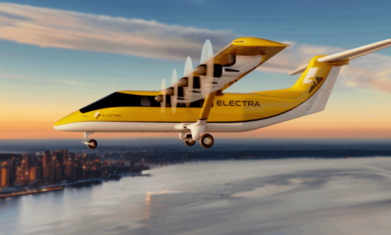 Electra EL9 ultra short hybrid electric aircraft