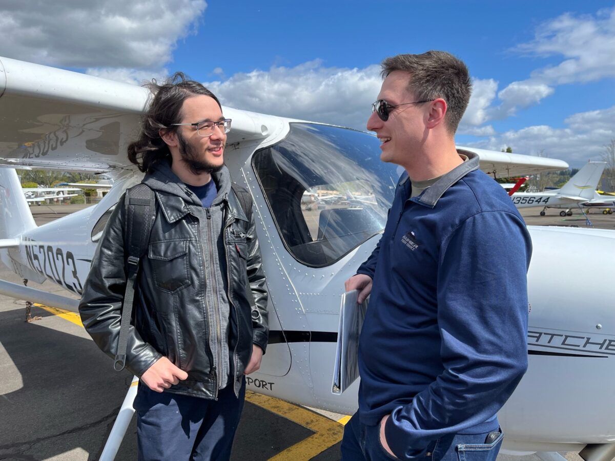 A first flight can turn into pilot training.