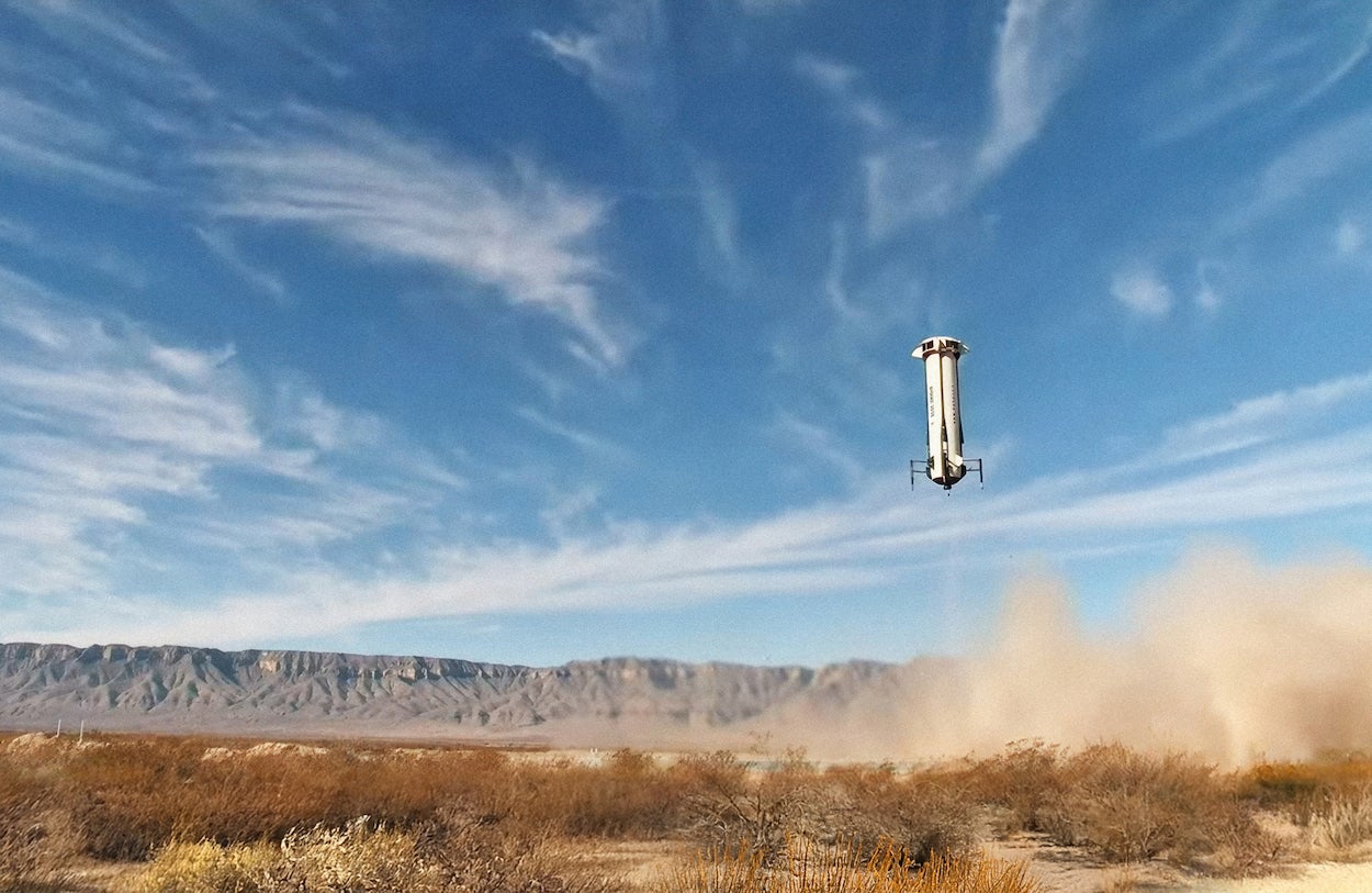 Blue Origin New Shepard space tourism mission