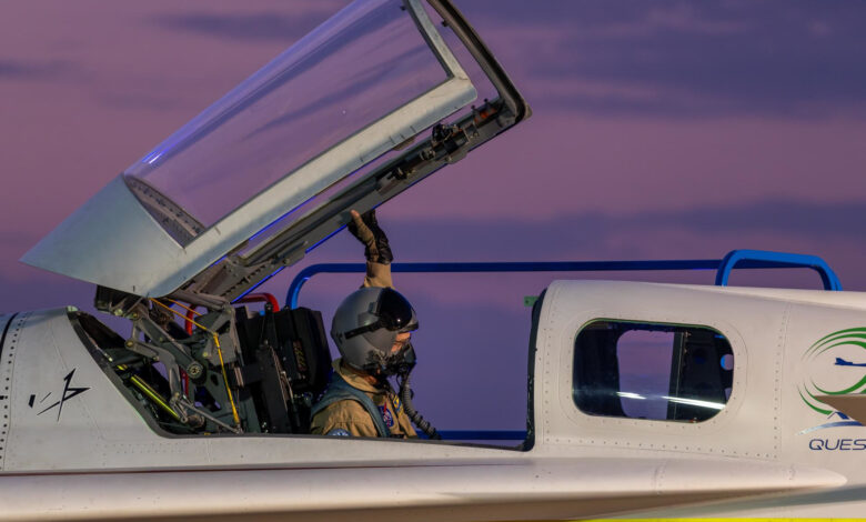 NASA Lockheed Martin Skunk Works X-59 supersonic aircraft