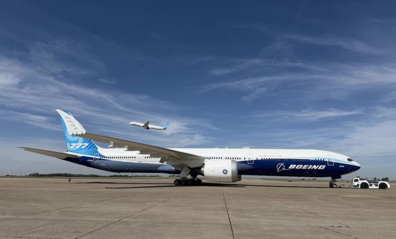 Boeing 777X test aircraft