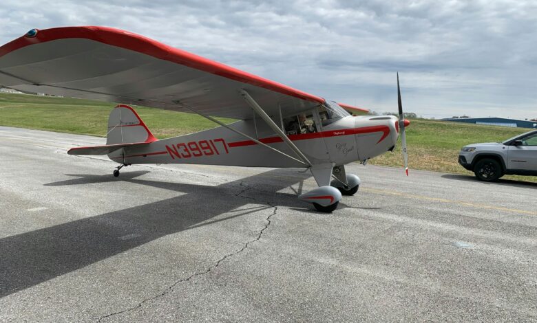 1946 Taylorcraft BC-12D [Courtesy: Michele Adair]