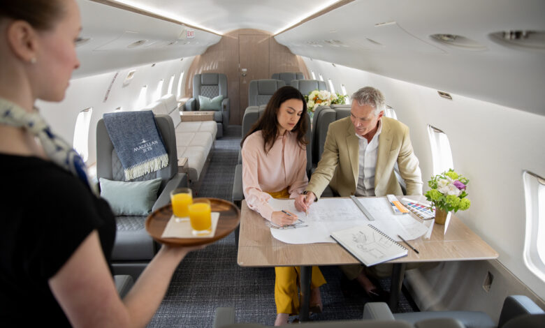 Magellan's fractional ownership program will include premium amenities like gourmet dining, top-shelf refreshments, and high-speed Wi-Fi.