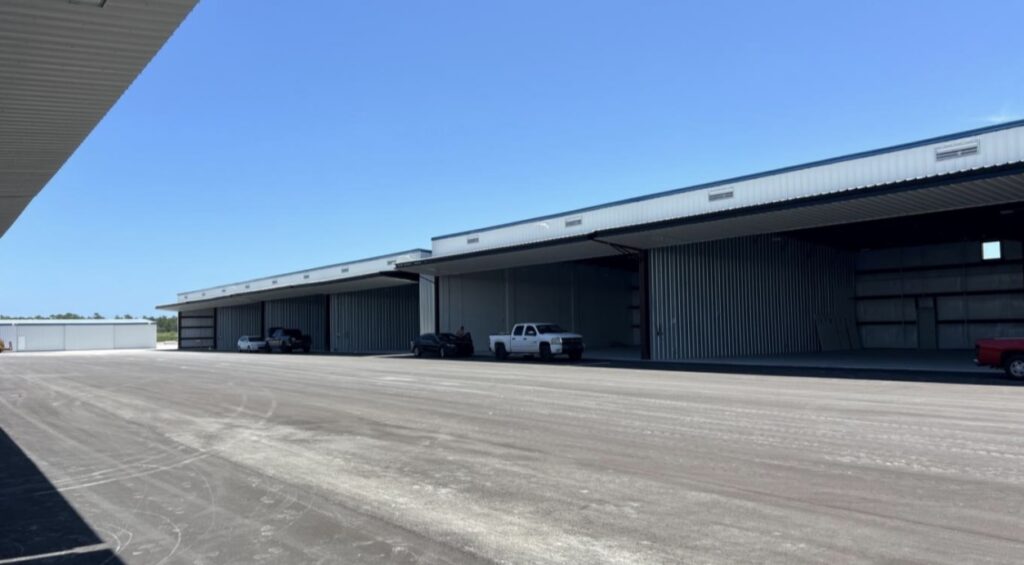 The Diversified Aviation team is progressing to the final stages of their initial phase of hangar development at Vero Beach Airport (KVRB). [Courtesy: Diversified Aviation]