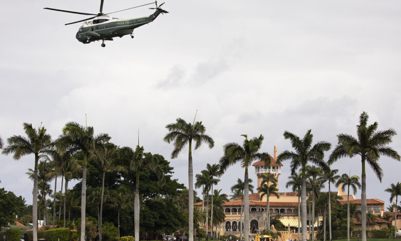 Marine One Mar-a-Lago
