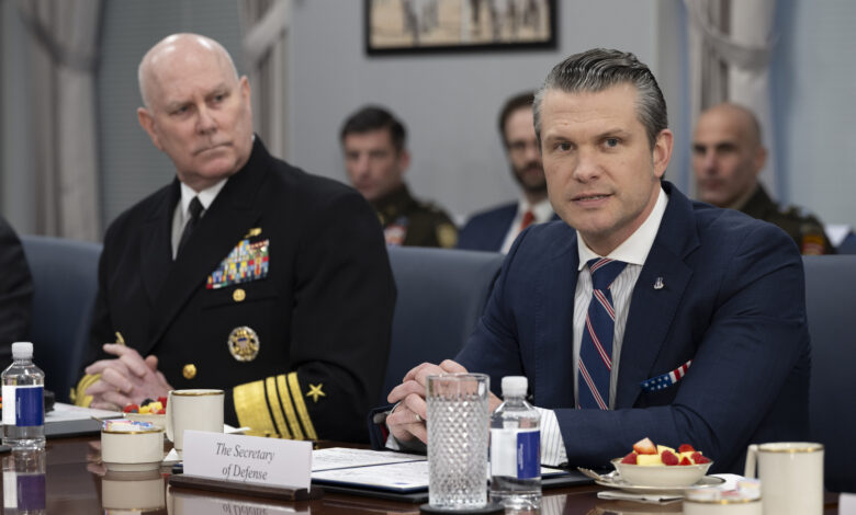 Secretary of Defense Pete Hegseth
