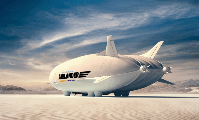 Hybrid Air Vehicles hydrogen electric Airlander 10 concept