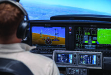 RealSimGear’s replica of the Cirrus Perspective Touch+ system [Credit: RealSimGear]