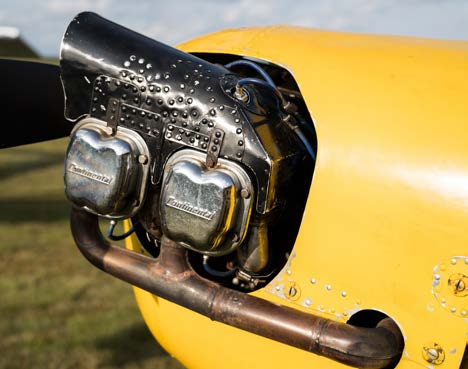 Many J-3 Cubs have been boosted with 85 hp engines and other modifications from bush-style wheels to full electrical systems and modern avionics.. [Credit: Leonardo Correa Luna]