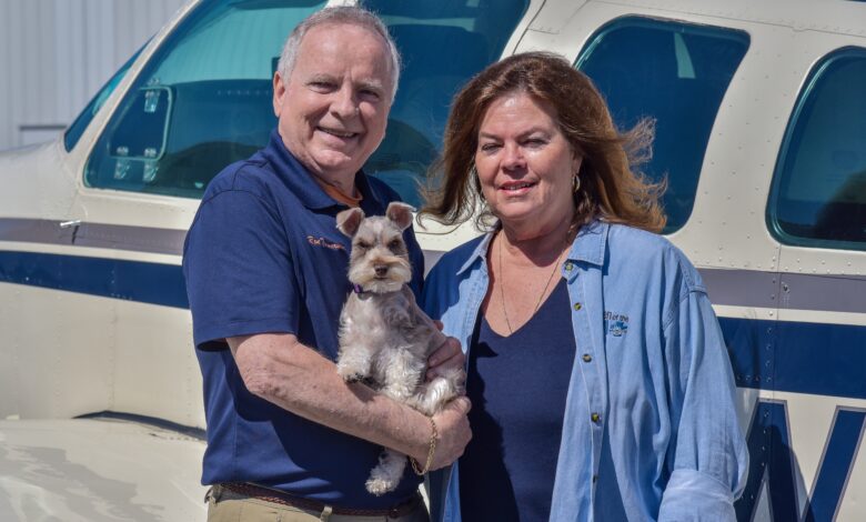 Ron and Barbara Timmermans [Credit: Florida Aviation Network]