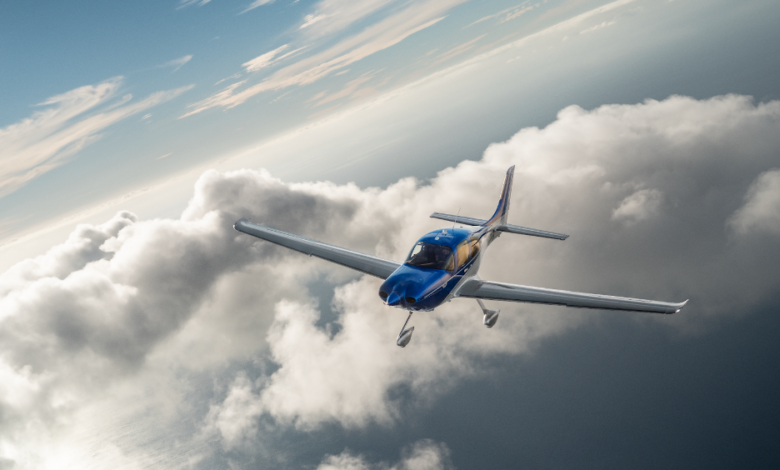 A Cirrus SR22 in flight [Credit: Cirrus Aircraft]