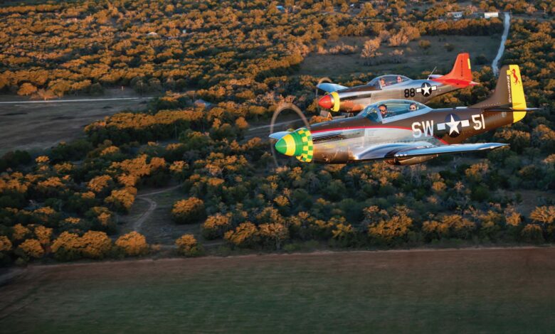 The ScaleWings SW-51 by TacAero is a 72 percent P-51 replica. [Credit: Glenn Watson]