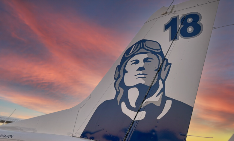 Sunset at Sierra Charlie Aviation [Credit: Sierra Charlie Aviation]