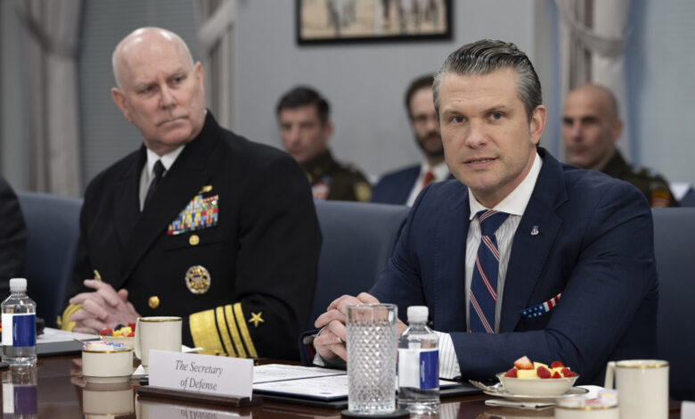 Secretary Defense Pete Hegseth