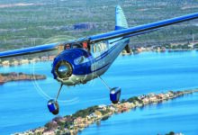 Steve Allen has logged 1,500 hours in this 195, which he bought 18 years ago. [Credit: Glenn Watson]