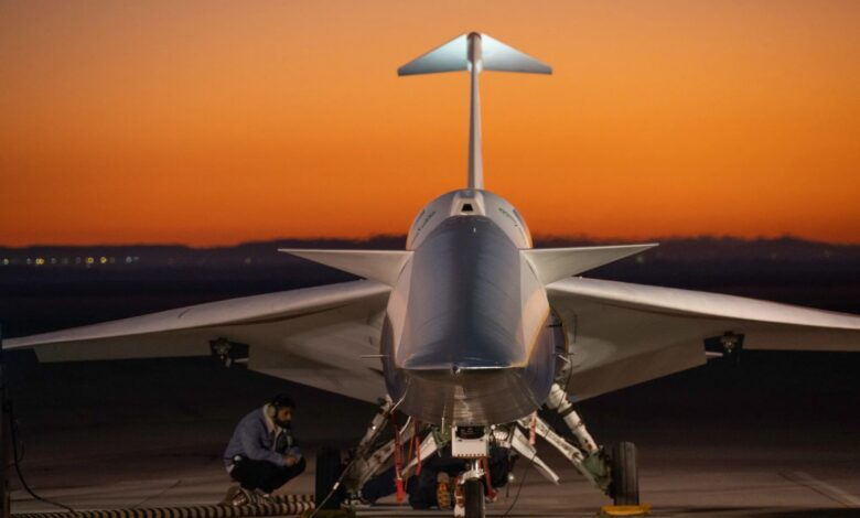 NASA X-59 supersonic test aircraft