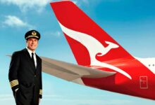 John Travolta Qantas Airways ambassador Boeing 707