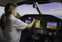 One-G Simulation has launcheds its TBM 900 sim—the Tarbes 9.00— created through hands-on actual aircraft demonstration and application. [Credit: One-G Simulation]