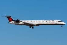 An Air Canada CRJ-900