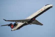 Air Canada Jazz Bombardier CRJ 900 airplane