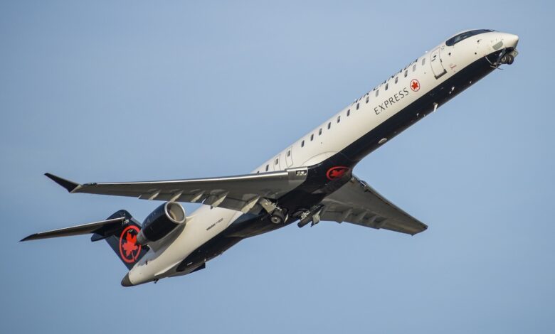 Air Canada Jazz Bombardier CRJ 900 airplane