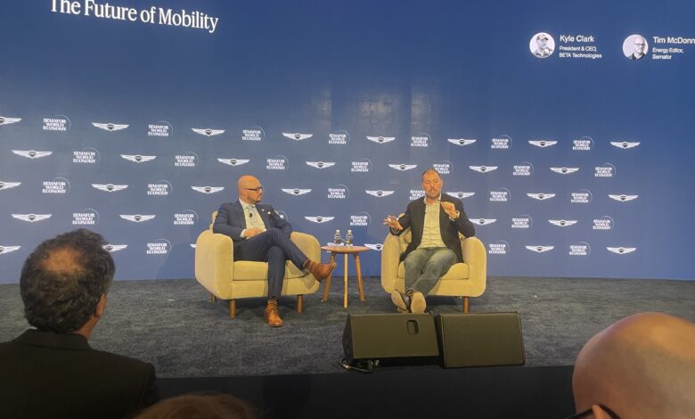 Kyle Clark Beta Technologies CEO at Semafor World Economy in Washington D.C.