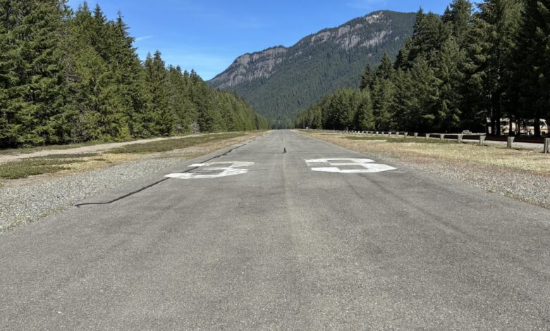 Ranger Creek in Washington gives pilots a taste of a technically challenging runway. [Credit: John Wilson]