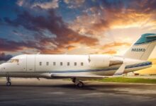 The Hop-A-Jet Challenger 604 involved in the 2024 crash. [Credit: Hop-A-Jet Worldwide Charter]